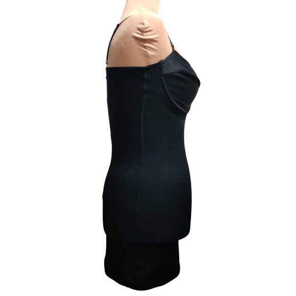 Shapewear slip 38C womens black firm control underwire vintage Nancy Ganz 08322 - Picture 10 of 12